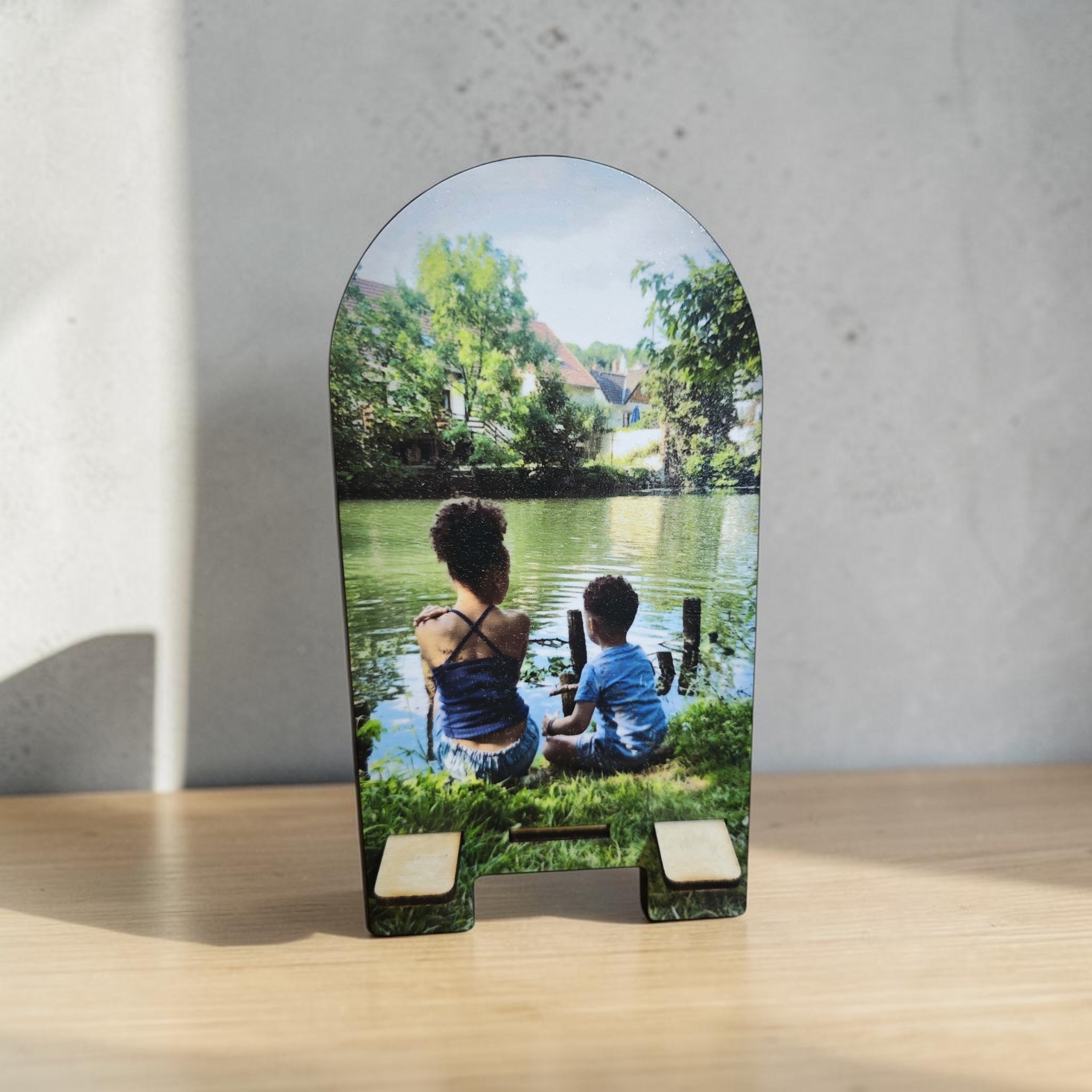 Support de téléphone personnalisable avec photo