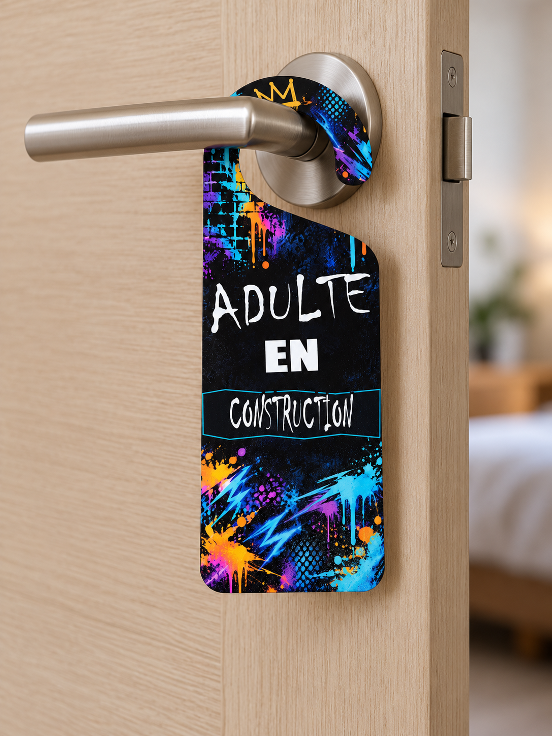 Cintre de porte personnalisable en bois